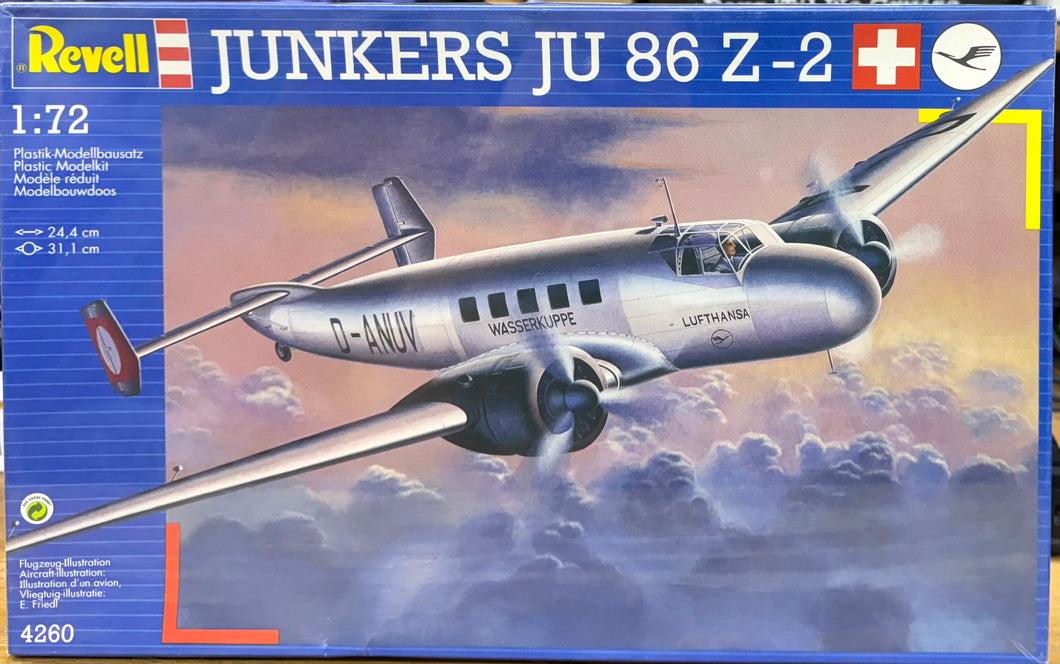 Junkers Ju 86 Z-2, 1/72 1993 ISSUE