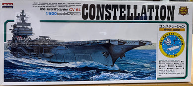 Aircraft Carrier USS Constellation CV-64 1/800 1991 ISSUE