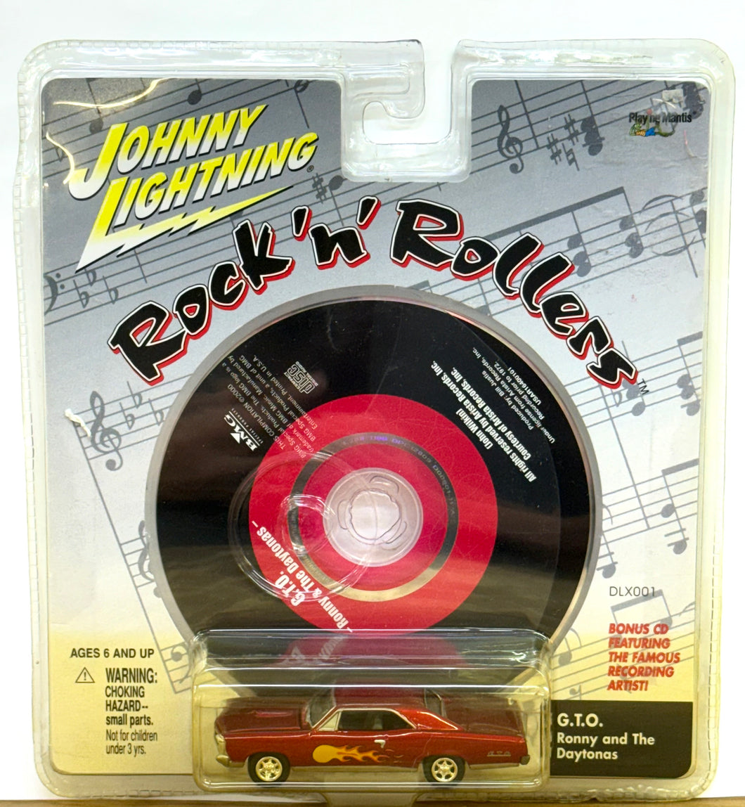 1967 Pontiac GTO - Johnny Lightning Rock N Rollers includes single CD of Little GTO by Ronny and the Daytonas