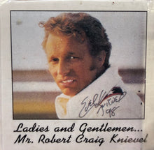 Load image into Gallery viewer, EVEL KNIEVEL Aston Martin Lagonda 1/64 scale Snapshot "Ladies and Gentlemen...Mr., Robert Craig Knievel"