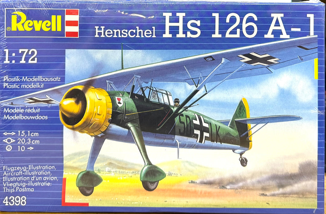 Henschel Hs 126 A-1 1/72 1991 ISSUE