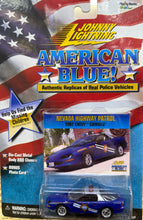 Load image into Gallery viewer, 1997 Chevy Camaro, Nevada Highway Patrol 1/64 Johnny Lightning American Blue Series