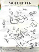Load image into Gallery viewer, 1934 Morris Eight Tourer 1/43 White Metal Kit, Made in England