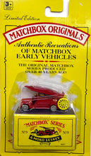 Load image into Gallery viewer, Matchbox Originals Authentic Recreations "No.9 The Fire Engine