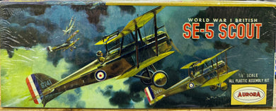 British SE-5 SCOUT, 1/48 1963 ISSUE