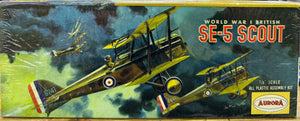 British SE-5 SCOUT, 1/48 1963 ISSUE