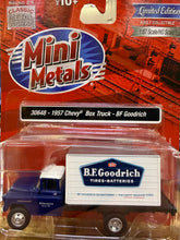 Load image into Gallery viewer, HO Scale 1957 Chevrolet Box Truck, BF Goodrich 1/87
