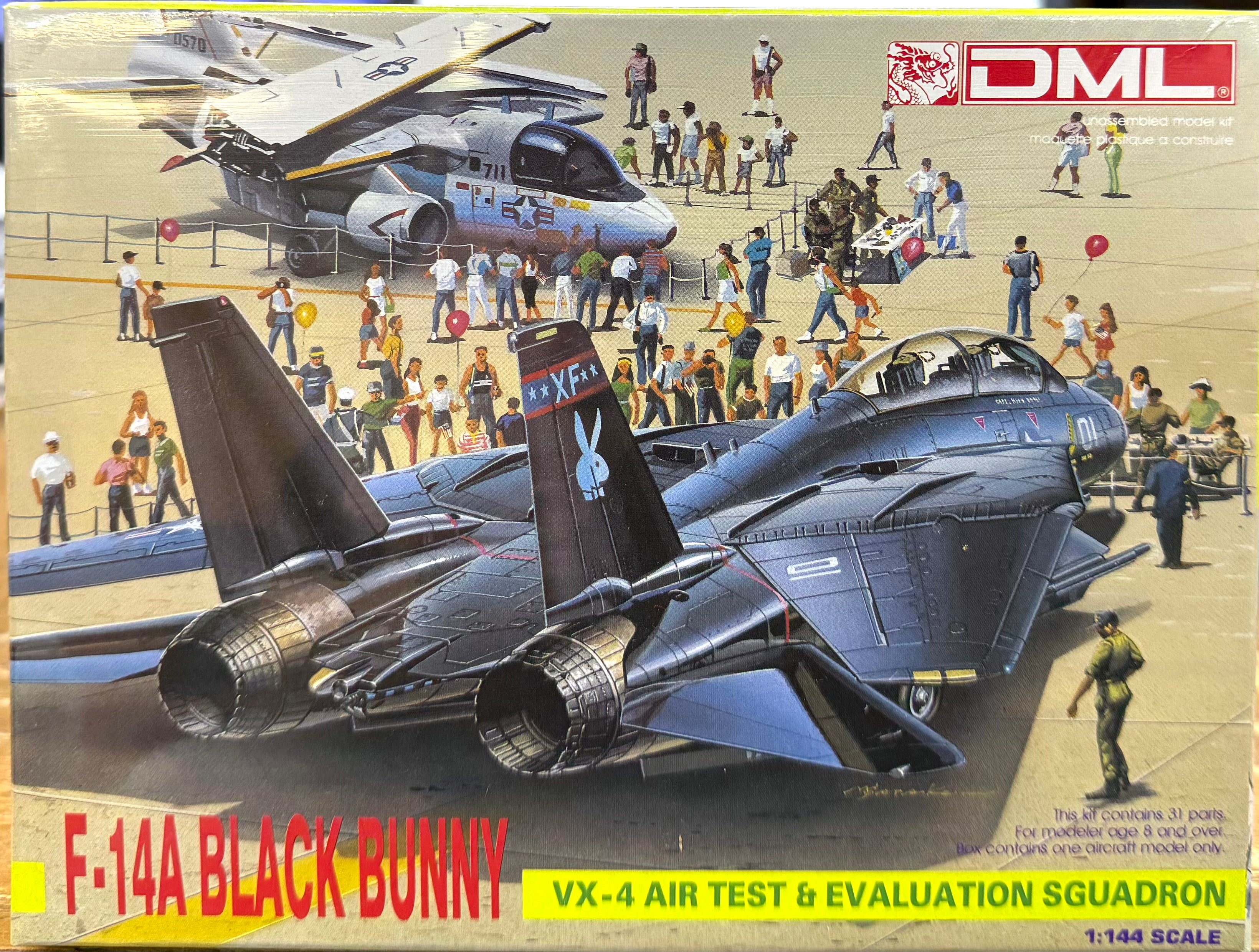 ホーガンウイングス F-14A VX-4 ブラックバニー 1/200 M-SERIES F-14A トムキャット VX-4 エバリュエーターズ ブラック