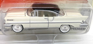 1957 Lincoln Premiere, (white) 1/64 Johnny Lightning "American Chrome"