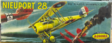 Nieuport 28, 1/48 1957 ISSUE WORLD WAR I FIGHTER