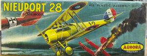 Nieuport 28, 1/48 1957 ISSUE WORLD WAR I FIGHTER