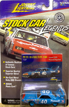 Load image into Gallery viewer, Pete Hamilton #40 1970 Plymouth Superbird, Johnny Lightning Stock Car Legends