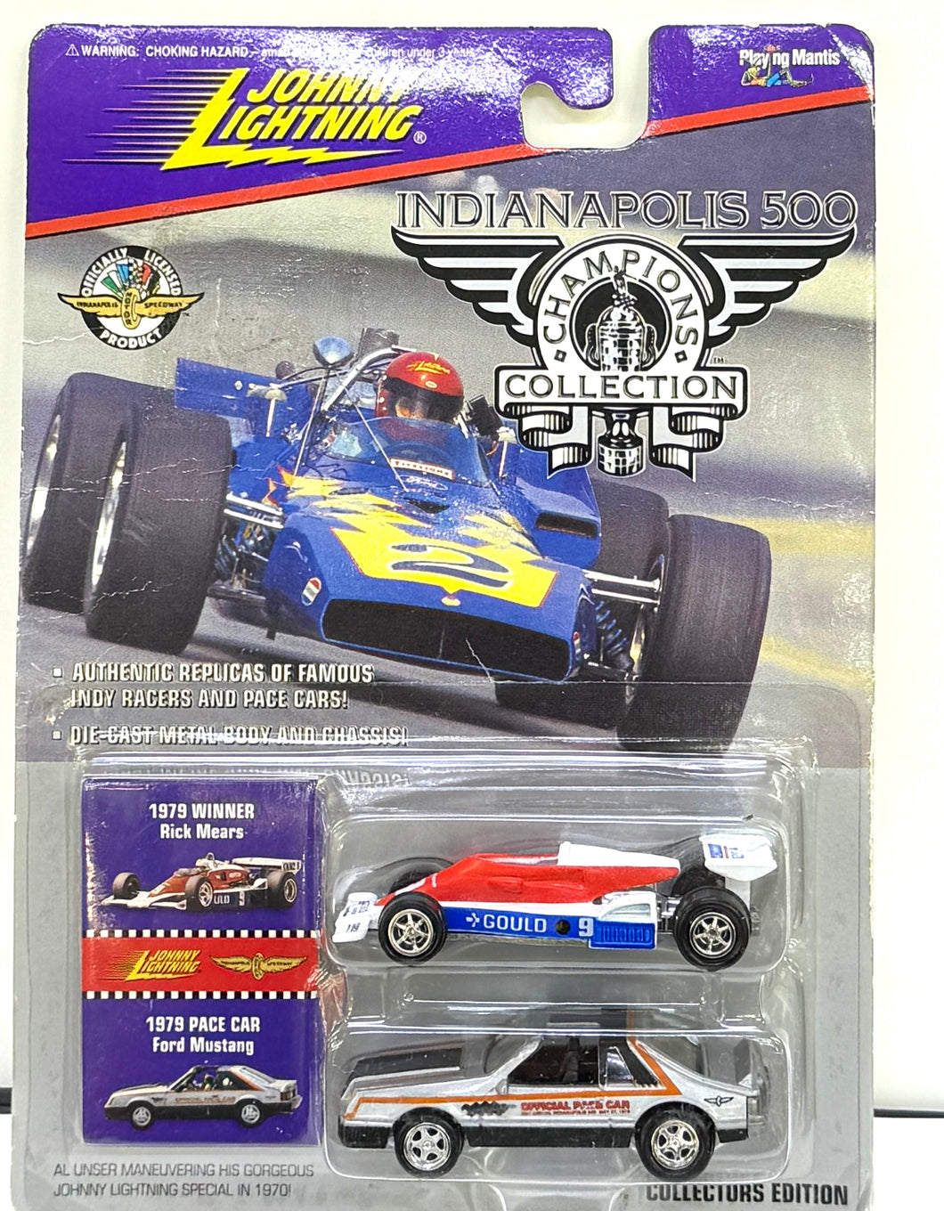 1979 Winner - Rick Mears  1979 Pace Car Ford Mustang  Indianapolis 500 Champions (Limited)