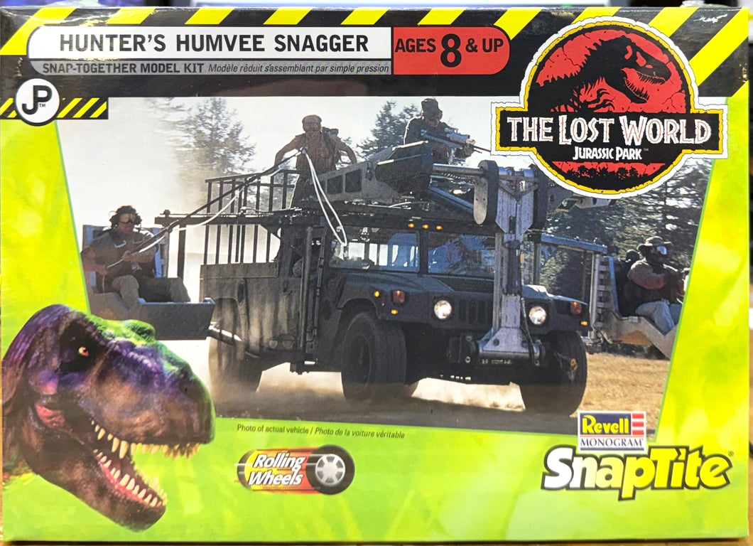 Hunter's Humvee Snagger 1/25 1997 ISSUE The Lost World Jurassic Park