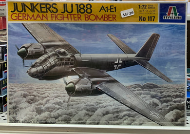 Junkers Ju 188 A1-E1 German Fighter Bomber 1/72 1988 ISSUE