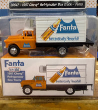 Load image into Gallery viewer, HO Scale 1957 Chevrolet Refrigerated Box Truck - Fanta 1/87
