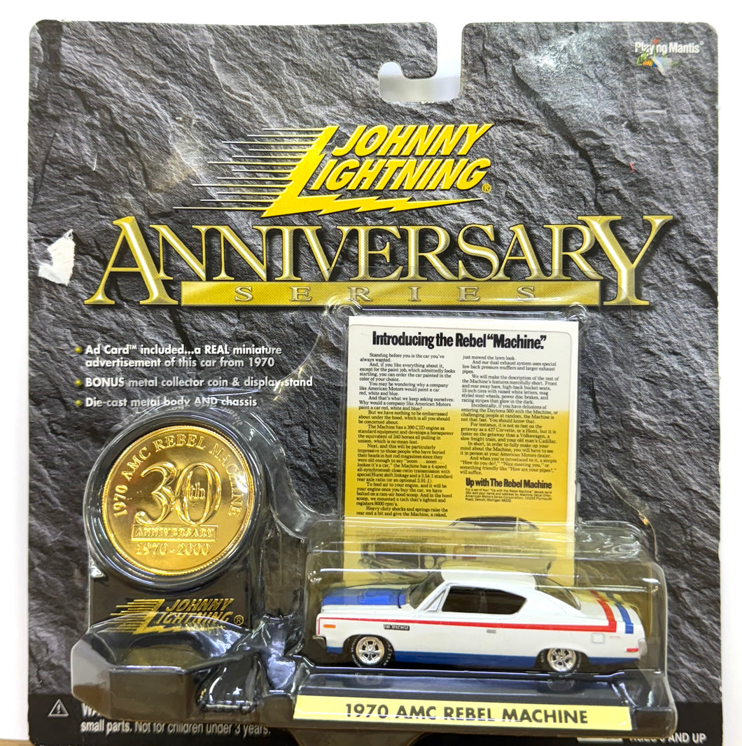 1970 AMC Rebel Machine Johnny Lightning 30th Anniversary Series