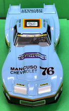 Load image into Gallery viewer, Mancuso Chevrolet #76 Greenwood Corvette, 1/32 Analog Slot Car