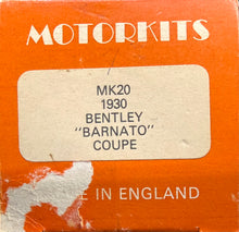 Load image into Gallery viewer, 1930 Bentley "Barnato" Coupe 1/43 White Metal Kit, Made in England