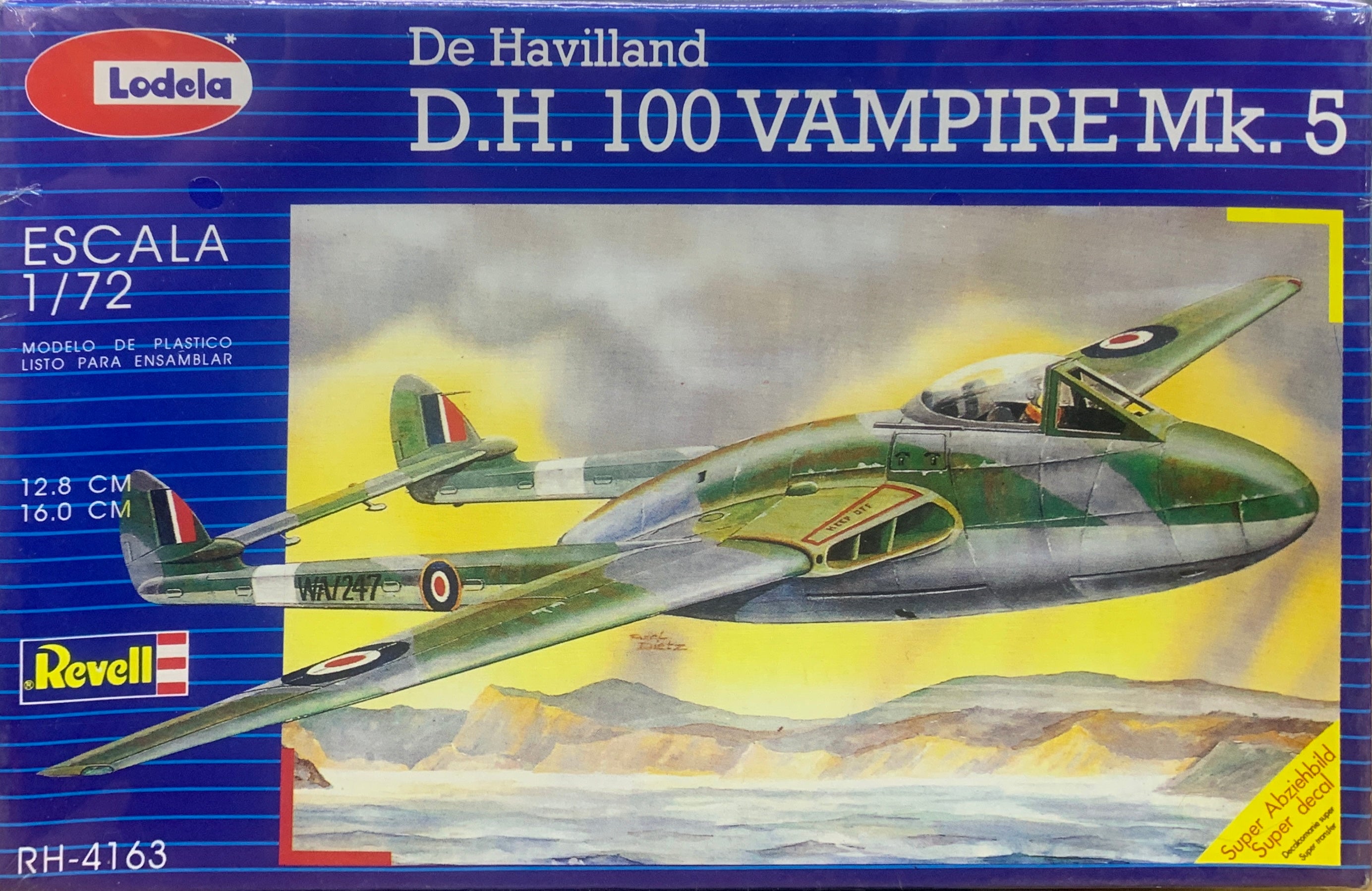 De Havilland DH-100 Vampire Mk.5 1/72 – J-BarHobbies