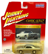 Load image into Gallery viewer, 1969 Plymouth Road Runner Johnny Lightning Classic Gold 404-16