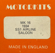 Load image into Gallery viewer, 1934 SS1 Airline Saloon 1/43 White Metal Kit, Made in England