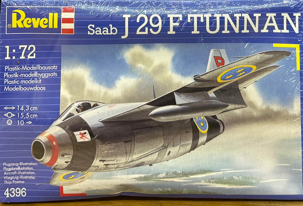 Saab J 29 F Tunnan, 1/72 1991 ISSUE