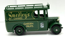 Load image into Gallery viewer, 1932 Dennis Delivery Van 1/64 "Smedley's Canned Garden Fruits" Made in England