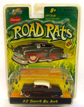 Load image into Gallery viewer, 1953 CHEVY BEL AIR "Ace of Spades" 1/64 DIECAST "ROAD RATS"