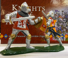 Load image into Gallery viewer, Knights Dueling - Foot Sir John Grey v Comte de Vaudemont