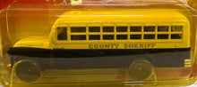 Load image into Gallery viewer, 1956 Chevy Bus - County Sheriff Johnny Lightning American Heroes Series
