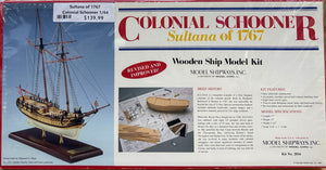 Sultana of 1767 Colonial Schooner 1/64 – J-BarHobbies