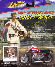 Load image into Gallery viewer, EVEL KNIEVEL Triumph Bonneville T120 1/64 scale Snapshot "Battered, but not beaten"