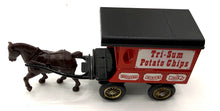 Load image into Gallery viewer, Horse Drawn Delivery Van, 1/42 "Tri-Sum Potato Chips" Made in England