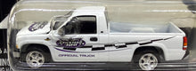 Load image into Gallery viewer, 2000 Chevy Silverado empty bed JOHNNY LIGHTNING Brickyard 400 Race Emergency Vehicles