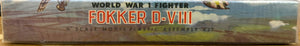 FOKKER D-VIII, 1/48 1959 ISSUE WORLD WAR I FIGHTER