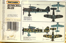 Load image into Gallery viewer, Henschel Hs 126, 1/72 1992 ISSUE
