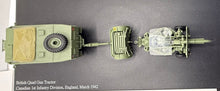 Load image into Gallery viewer, Morris C8 Quad Artillery Tractor, Canadian Army 1st Infantry Div, England, March 1942, w/25 Pounder Gun