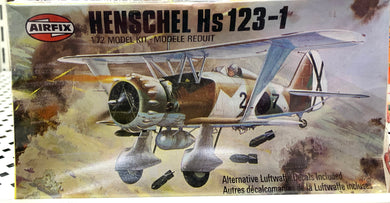 Henschel Hs 123-1 1/72 1978 ISSUE
