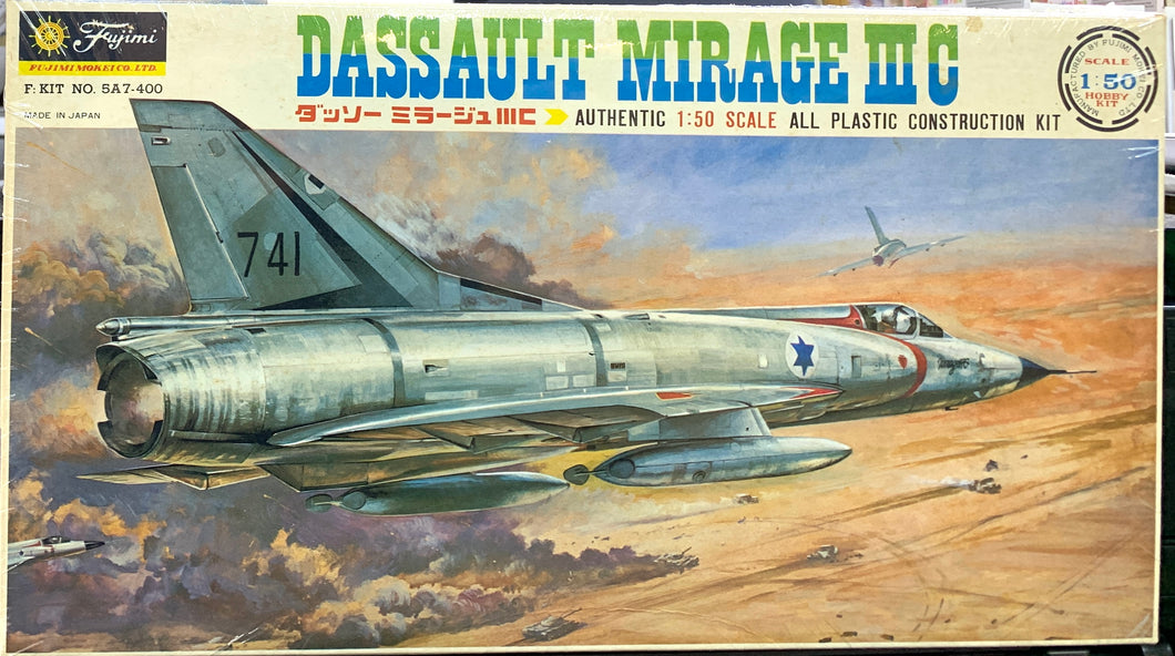 Dassault Mirage III C 1968 ISSUE (original 1/50th scale kit)