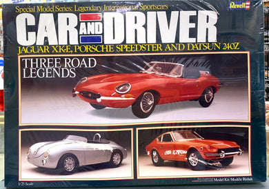 Car and Driver Three Road Legends 1/25 3 car kits