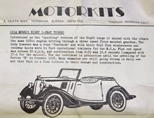 Load image into Gallery viewer, 1934 Morris Eight Tourer 1/43 White Metal Kit, Made in England