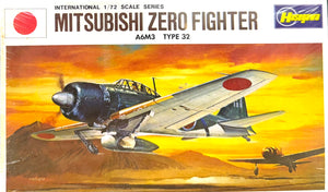 Mitsubishi Zero Fighter A6M3 Type 32, 1/72 1972 ISSUE