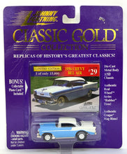 Load image into Gallery viewer, 1956 Chevy Bel Air 1/63 Johnny Lightning Classic Gold Collection