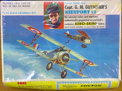 Capt. G.M. Guynemer's Nieuport 17 1/72 1966 ISSUE Aeroskin