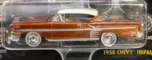 Load image into Gallery viewer, 1958 Chevy Impala, 1/64 (Copper) Johnny Lightning &quot;American Chrome&quot;