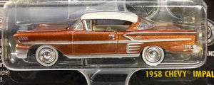 1958 Chevy Impala, 1/64 (Copper) Johnny Lightning "American Chrome"
