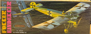 FOKKER EINDEKKER, 1/48 1963 ISSUE