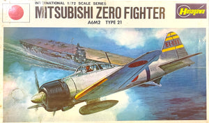 Mitsubishi Zero Fighter A6M2 Type 21 1/72 1972 ISSUE