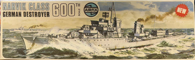 Narvik Class German Destroyer, 1/600 1975 ISSUE